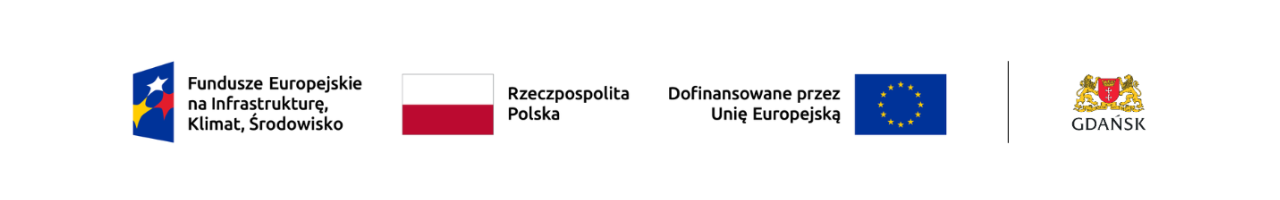 Loga unijne i Miasta Gdańska