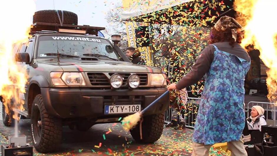 Rozpoczęcie rajdu Budapest-Bamako