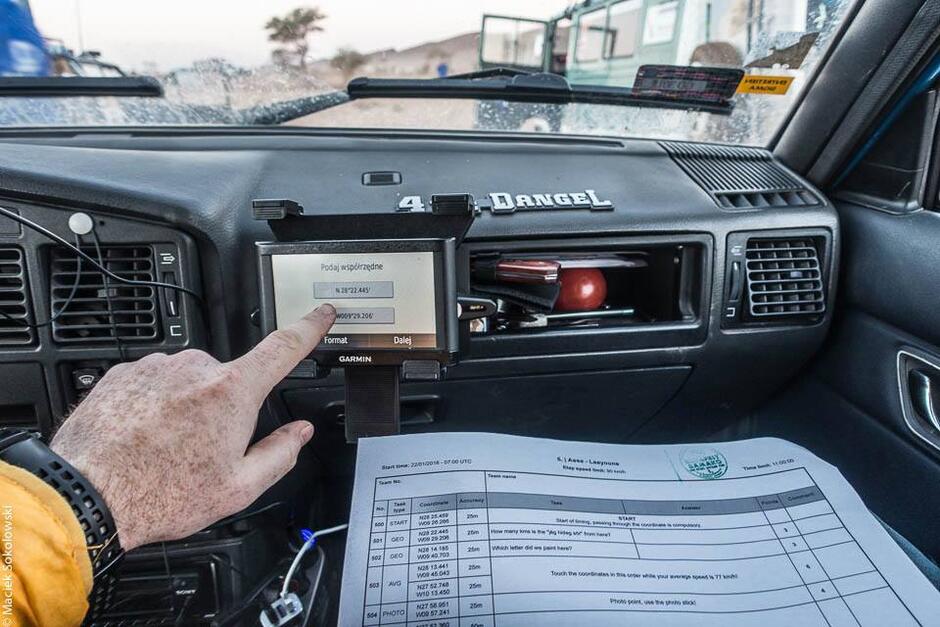 Członek Attention Dangel wpisuje błędne współrzędne na GPS