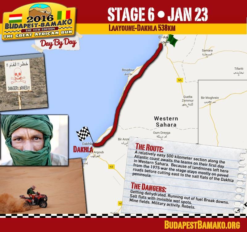 Szósty etap: Laayoune-Dakhla