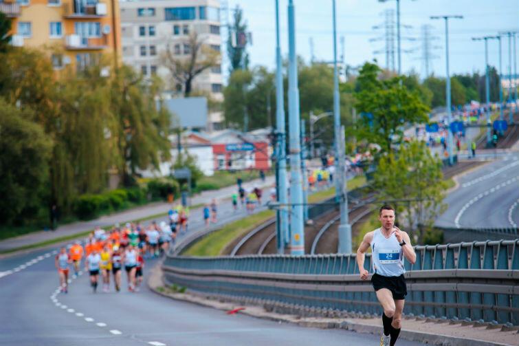 Część ulic podczas maratonu jest zamknięta