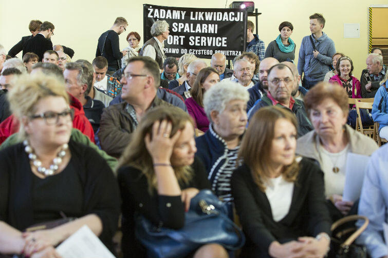 Wrzesień 2015. Spotkanie z mieszkańcami Nowego Portu na temat uciążliwości związanych z działalnością firmy Port Service