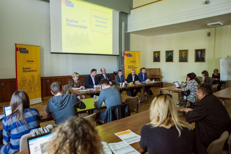 Na ogłoszenie wyników przyszło wielu miejskich aktywistów, projektodawców oraz dzielnicowych radnych.