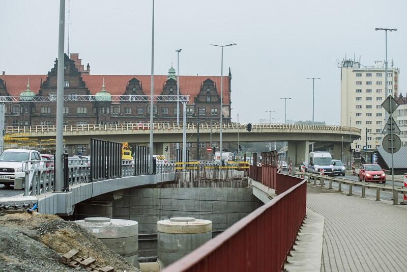 Nowy wiadukt - po lewej stronie kadru