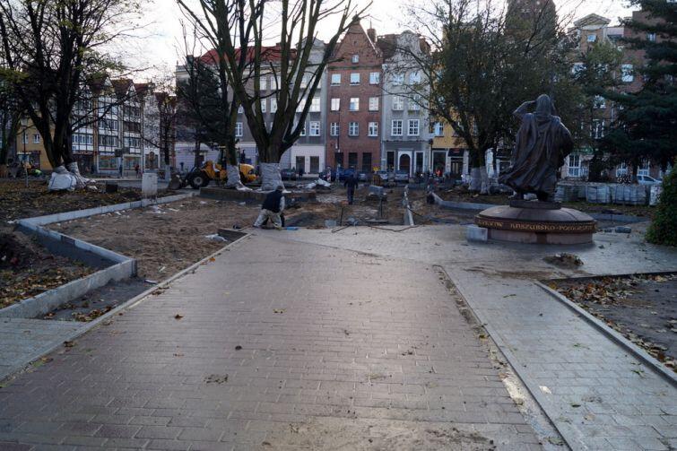 Tak Park Świętopełka wyglądał jeszcze na początku listopada tego roku