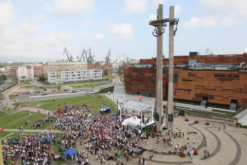 Plac Solidarności, Światowe Dni Młodzieży, lipiec 2016 r.