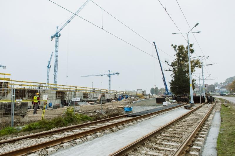 Linia tramwajowa przy ul. 3 Maja