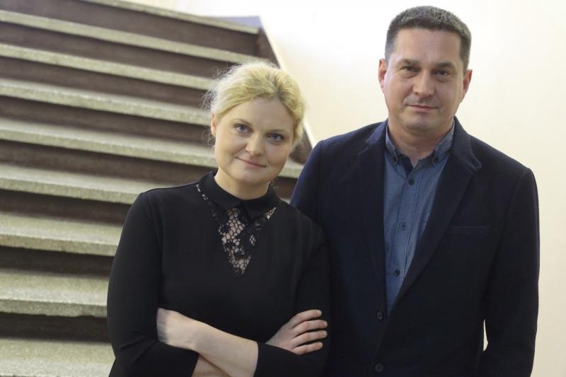 Patrycja Odya-Wiśniewska i Tomasz Steinborn z Grupy Stoczni Gdańsk
