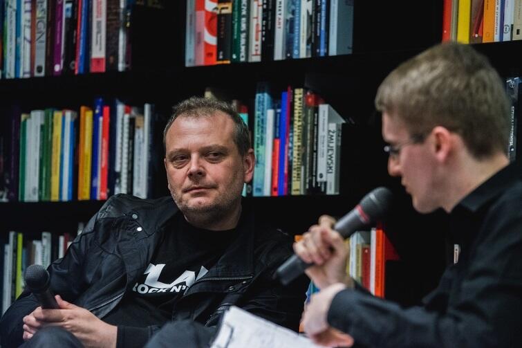 Leszek Gnoiński (po lewej) napisał także książki o zespołach Kult, Myslovitz, Acid Drinkers i TSA