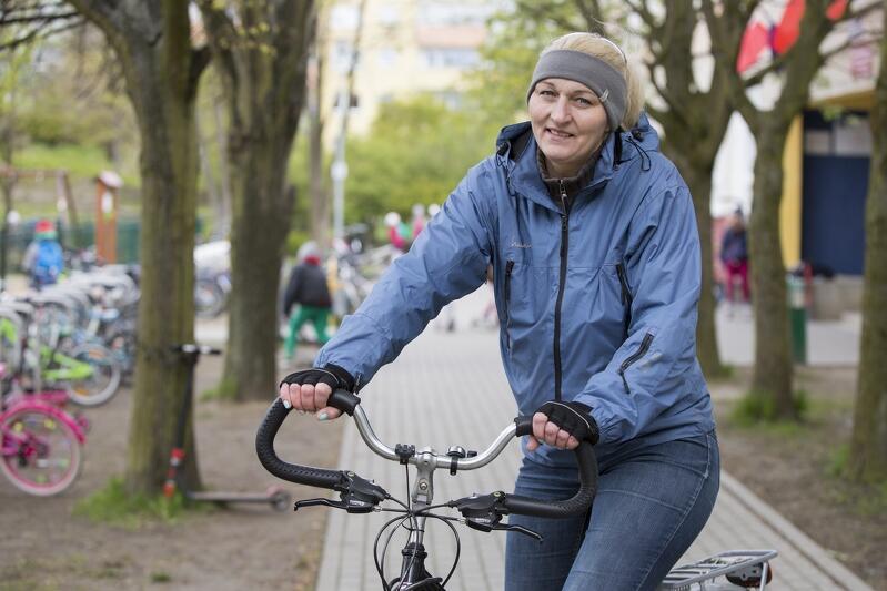 Justyna Frańczak, koordynatorka Rowerowego Maja w Szkole Podstawowej nr 92 w Gdańsku