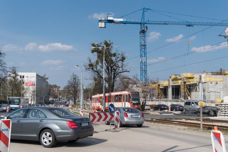 Ul. 3 Maja, widok od strony al. Armii Krajowej