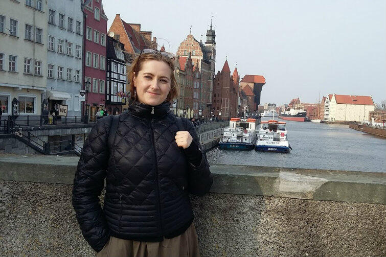 Ariadna Rokossowska, prawnuczka marszałka ZSRR Konstantego Rokossowskiego, gościła w Gdańsku w kwietniu