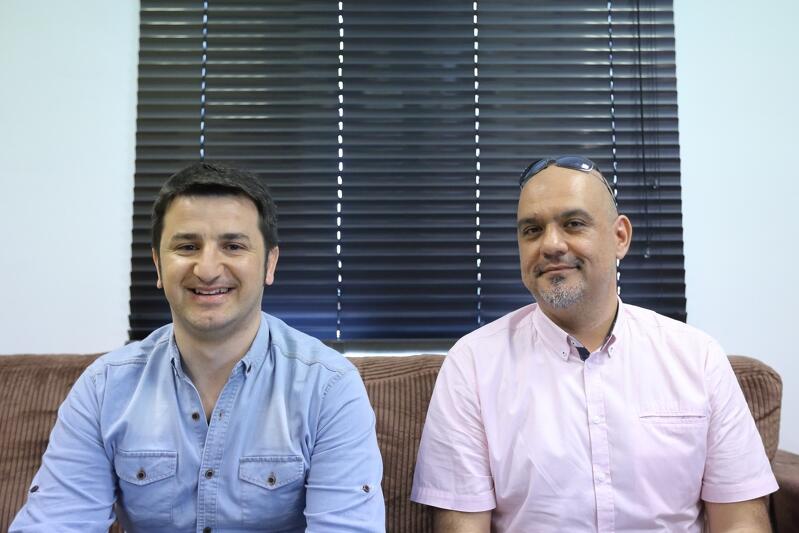 Dzięki rywalizacji Gdańska i Izmiru dowiadujemy się dużo o sobie nawzajem - mówią Bilal Satici (po lewej) i Hakan Haner