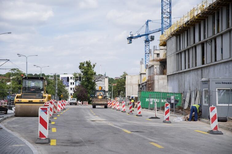 Ostatnie prace na nowym odcinku ul. 3 maja