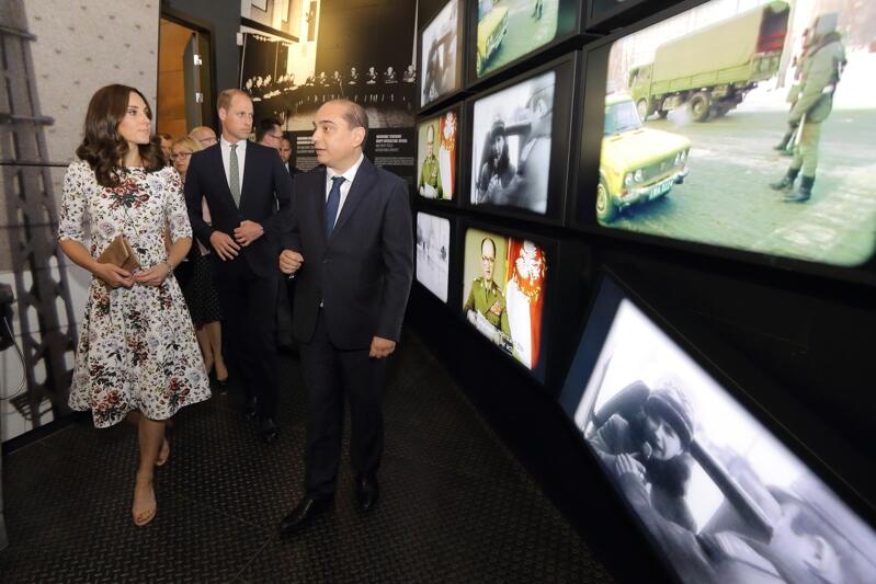 Kate i William podczas zwiedzania ECS