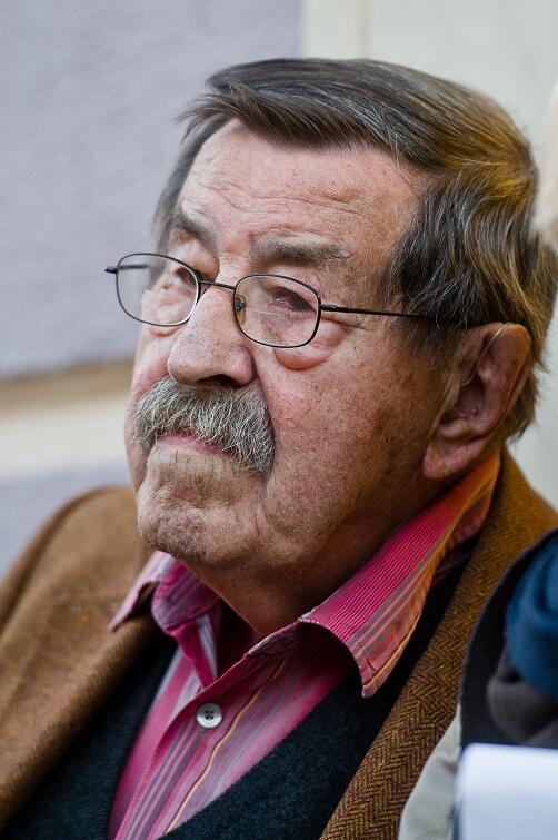 Günter Grass podczas wizyty w Gdańsku w 2014 roku. 