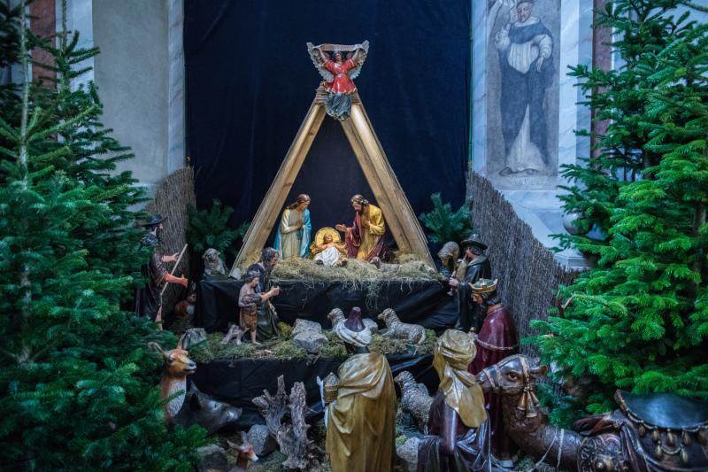 Szopka w kościół św. Mikołaja przy ul. Świętojańskiej 72