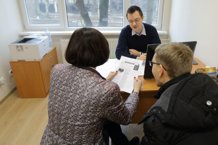 Jeden z punktów bezpłatnej pomocy prawnej w Miejskim Ośrodku Pomocy Rodzinie w Gdańsku przy ulicy Dyrekcyjnej 5