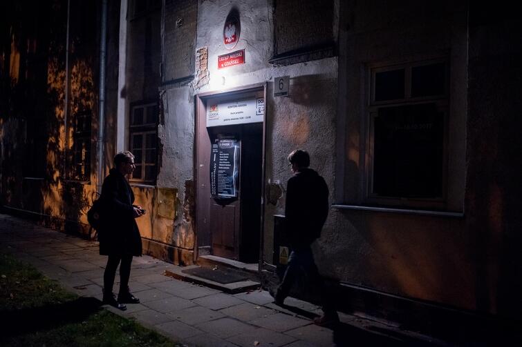 Wejście do Domu Chodowieckiego i Grassa - ul. Sieroca 6