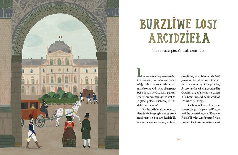 Z Brugii do Gdańska. Sąd Ostateczny Hansa Memlinga to książka dla dzieci przybliżająca historię dzieła