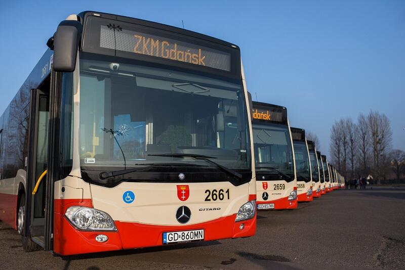 Mercedesy Citaro z ostatnich autobusowych zakupów GAiT, czyli sprzed dwóch lat