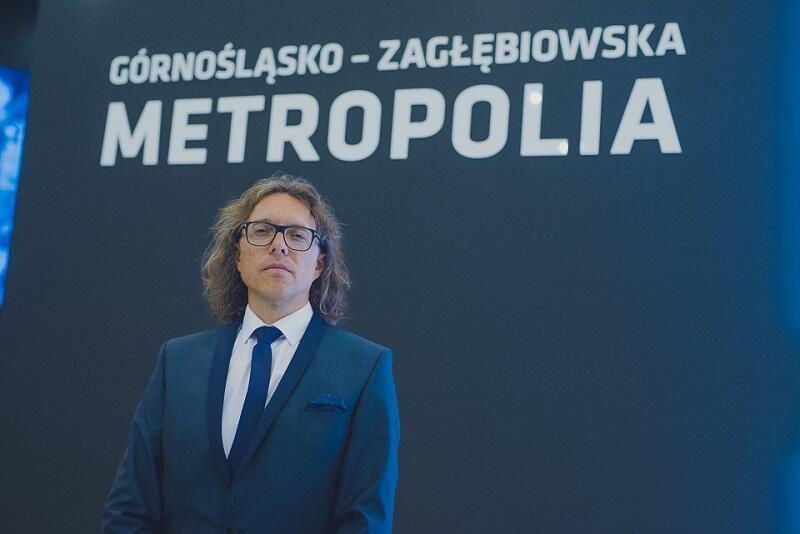 Marcin Dworak, oficer rowerowy Górnośląsko - Zagłębiowskiej Metropolii (GZM)
