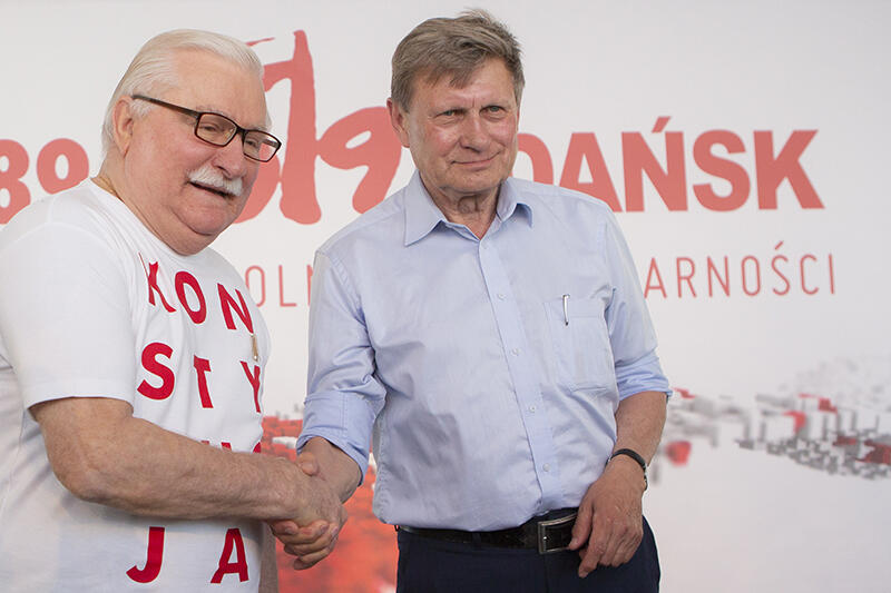 Lech Wałęsa i Leszek Balcerowicz