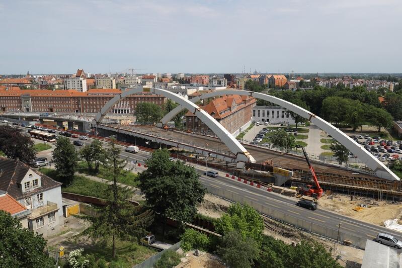 Budowa Wiaduktu Biskupia Górka to jedna z największych gdańskich inwestycji
