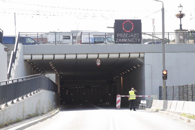 Tunel pod Forum Gdańsk jest zamknięty do odwołania