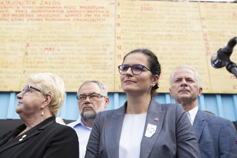 - Czuję dumę, radość i wdzięczność - powiedziała w swoim wystąpieniu z okazji 39. rocznicy podpisania Porozumień Sierpniowych prezydent Gdańska Aleksandra Dulkiewicz