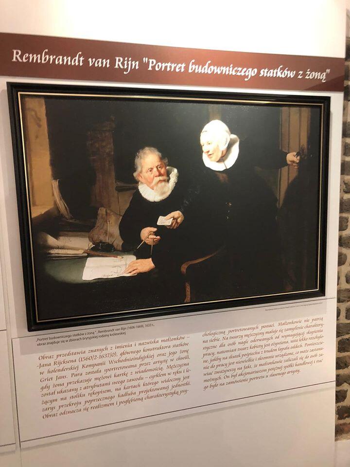 Rembrandt van Rijn - „Portret budowniczego statków z żoną”