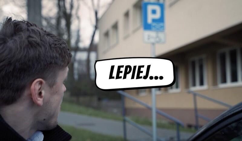 Kadr ze spotu Lepiej... przeparkuj