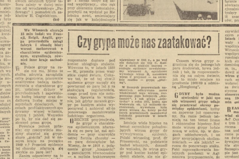 Koronawirus nie jest odmianą grypy - jest znacznie groźniejszy - ale zjawisko epidemii jest nam już w Polsce dobrze znane