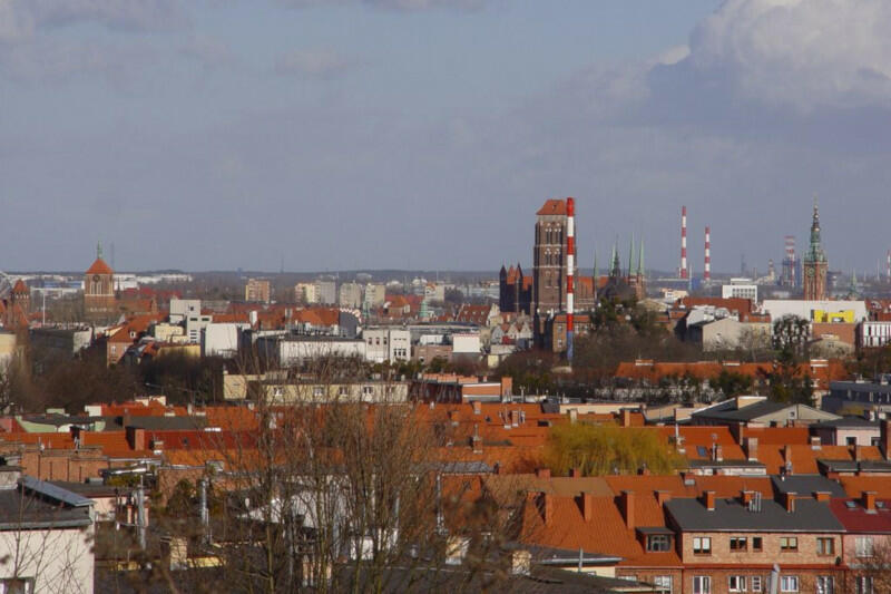Oto widok z Winnej Góry na Siedlcach