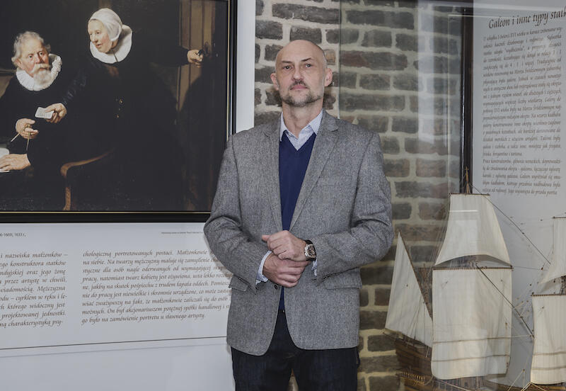 Dyrektor Narodowego Muzeum Morskiego w Gdańsku dr Robert Domżał