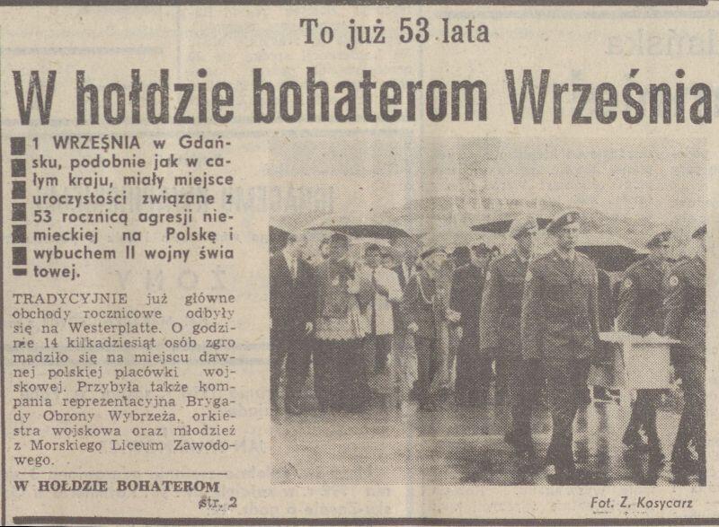 scan starej pożółkłej gazety