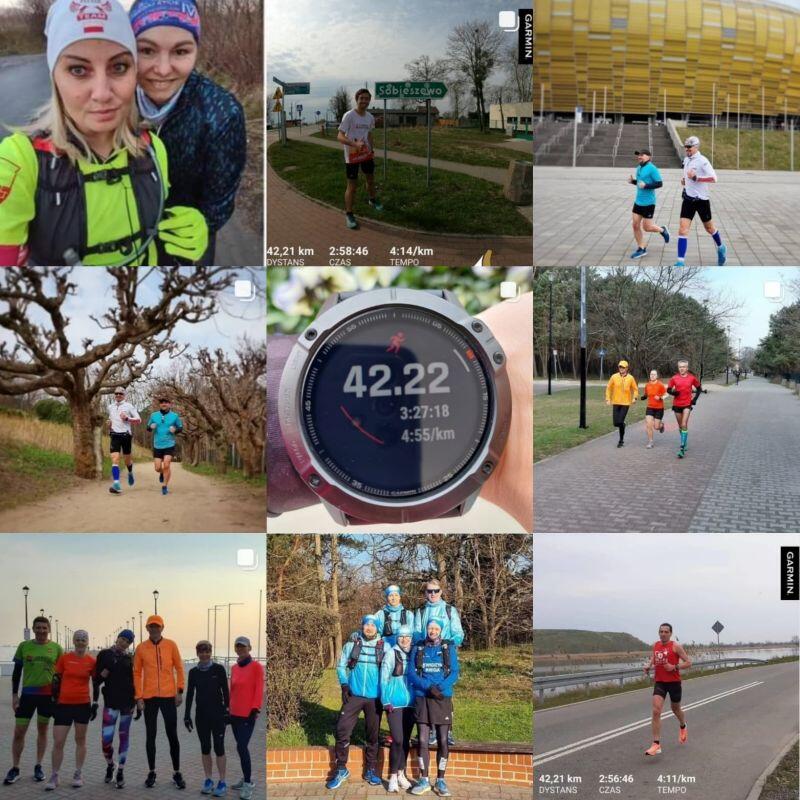 Wcześniej w kwietniu maraton rozgrywany był już w wersji wirtualnej. Zarówno Maraton, Bieg na Piątkę oraz Sztafety można było przebiec w dowolnym miejscu na świecie. Zawodnicy swoje udokumentowane osiągnięcia wysyłali organizatorowi