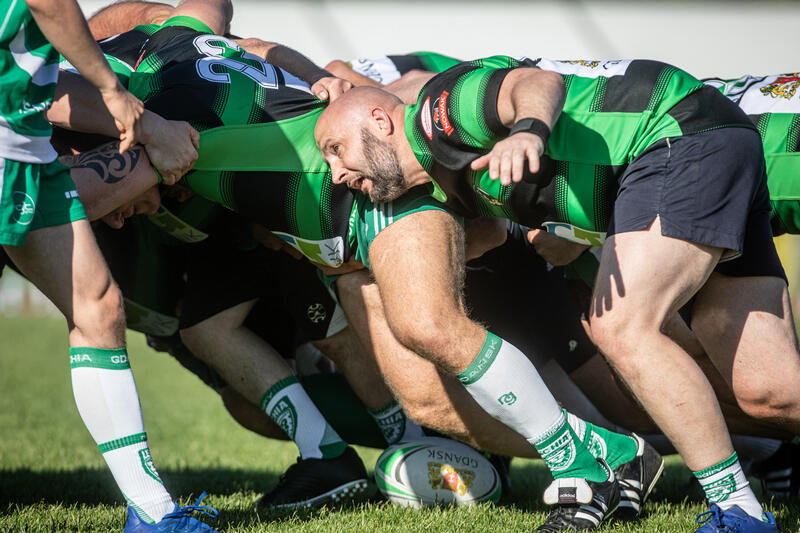 Święto 65 lat rugby w Gdańsku. Z tej okazji w sobotę, 5 czerwca, odbył się m.in. mecz Weterani RC Lechia Gdańsk - RC Lechia Gdańsk