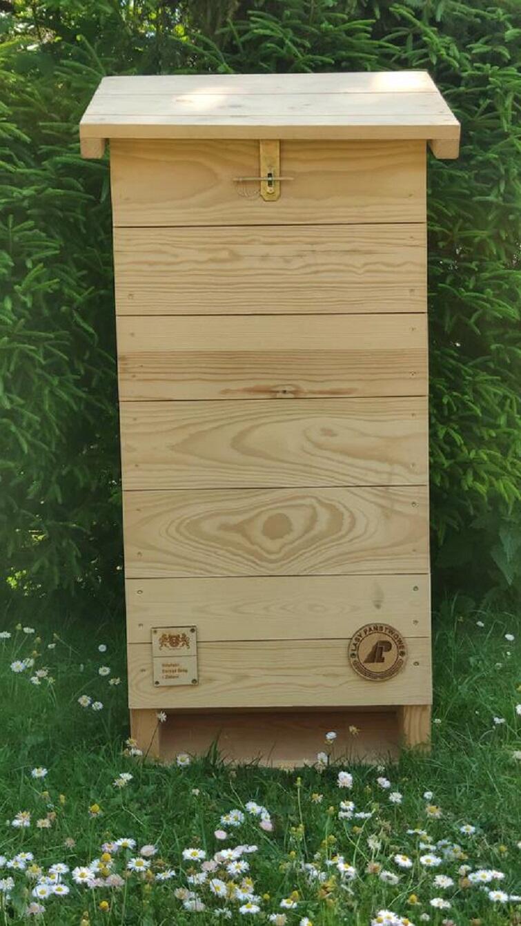 Budka dla dzikich pszczół - według specjalnego projektu, który GZDiZ otrzymał dzięki uprzejmości Nadleśnictwa Gdańsk 