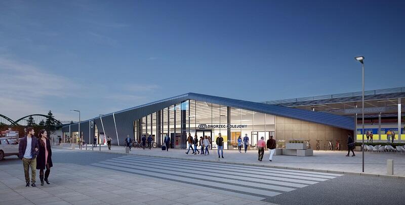 Tak będzie się prezentował dworzec PKP we Wrzeszczu po zakończeniu jego przebudowy