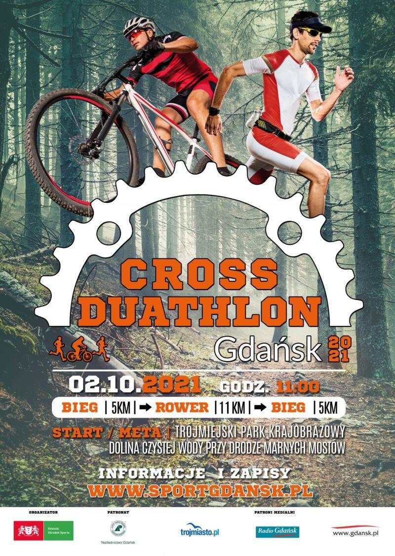 plakat Cross Duathlon Gdańsk 2021