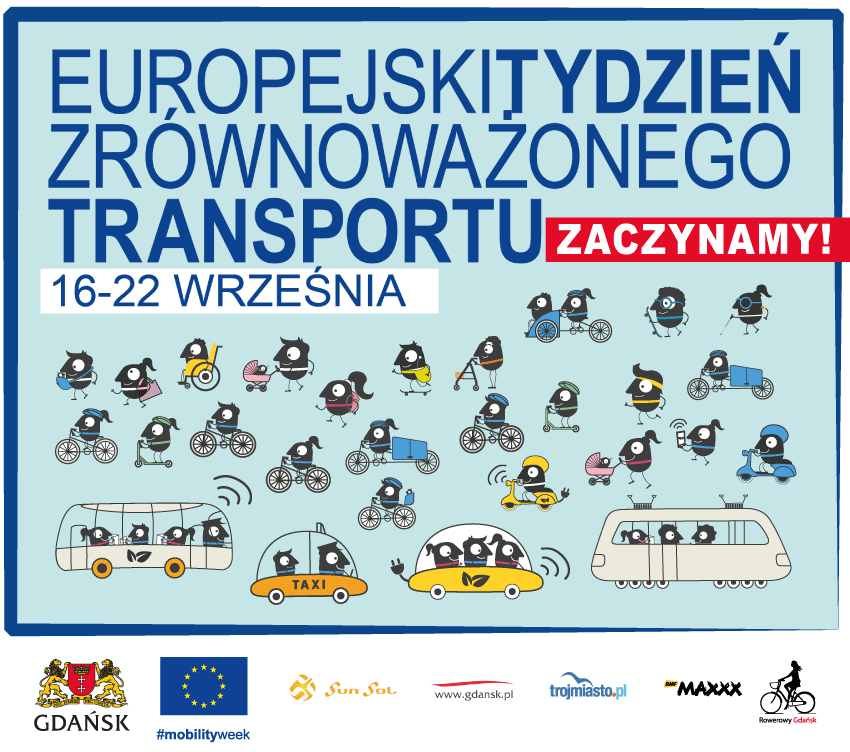Grafika Europejski Tydzień Zrównoważonego Transportu
