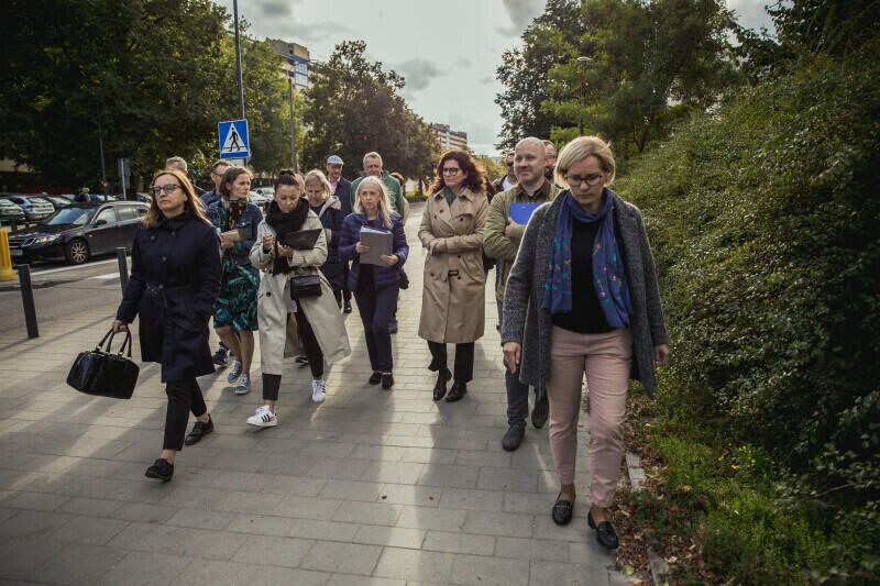 W poniedziałek, 20 września, odbył się kolejny spacer gospodarski po dzielnicy z udziałem prezydent Gdańska Aleksandry Dulkiewicz