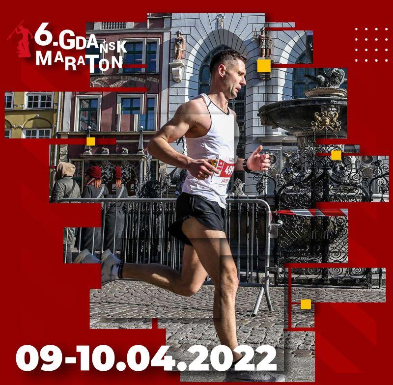 Plakat reklamujący 6. Gdańsk Maraton