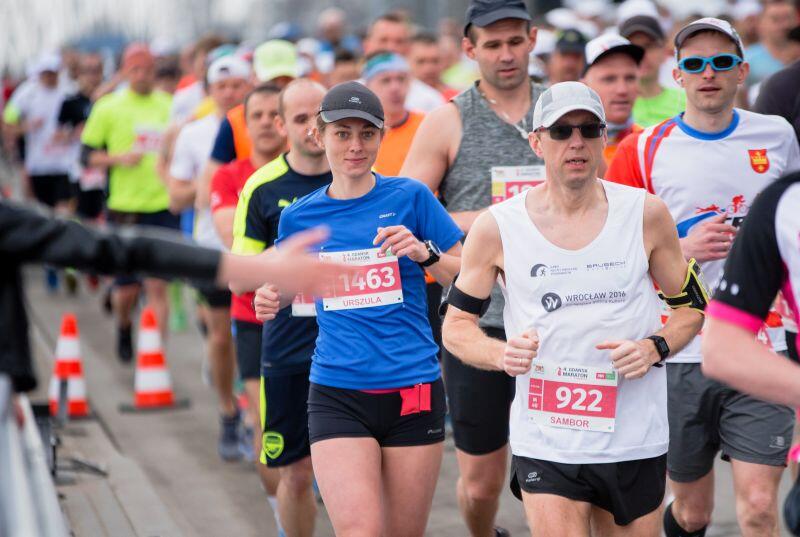Biegacze stęsknili się za tradycyjnym maratonem Nz. 4. Gdańsk Maraton z 2018 r.
