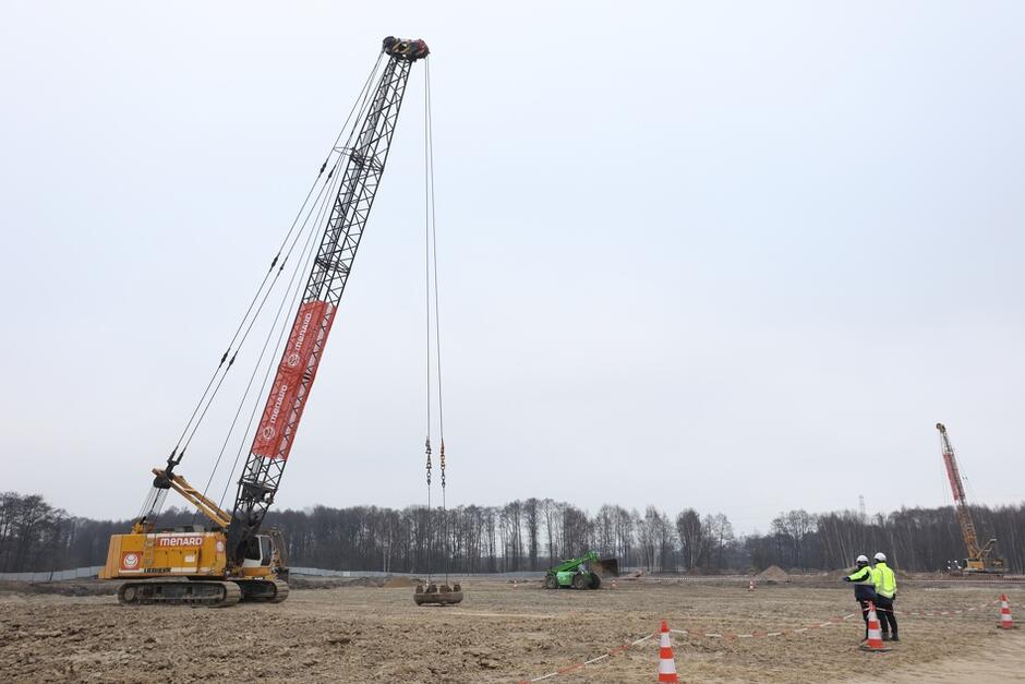 Teren budowy fabryki Northvolt, Gdańsk Stogi