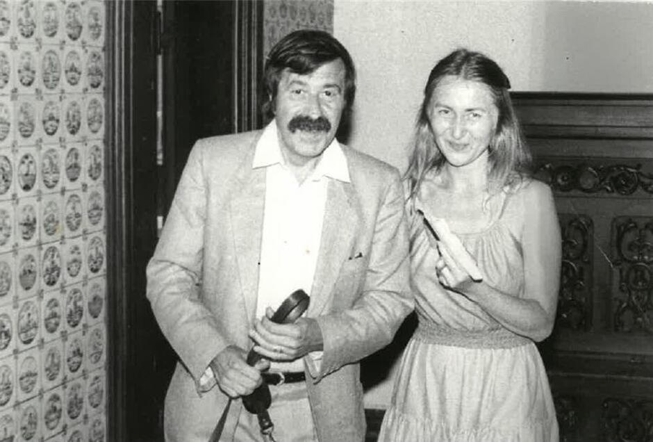 Z Günterem Grassem, sierpień 1981