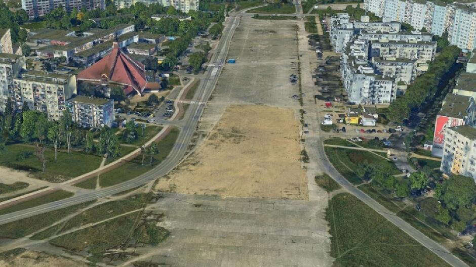 Projekt miejscowego planu dotyczy dawnego pasa startowego przy al. Jana Pawła II