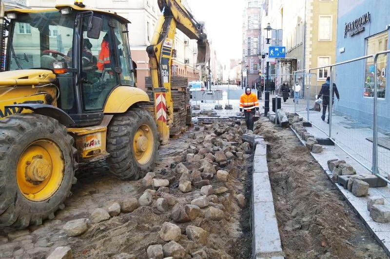 Remont ulic Pańskiej i Węglarskiej zakończy się przed sezonem letnim