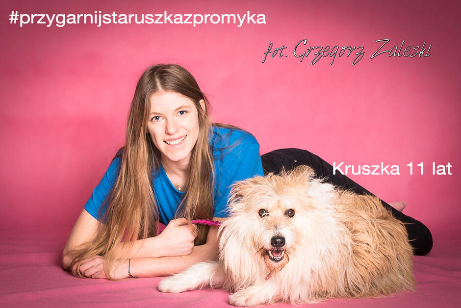 Kruszka i jej opiekunka, fot. Grzegorz Zaleski